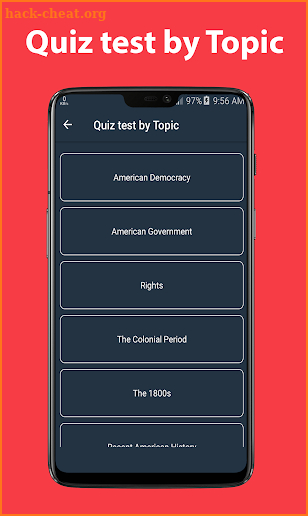 US Citizenship Test 2019 screenshot