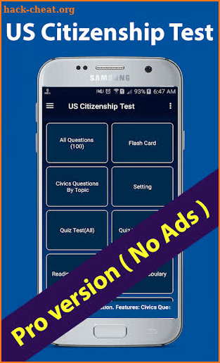 US Citizenship Test 2021 screenshot