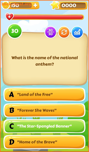US Citizenship Test Quiz Game screenshot