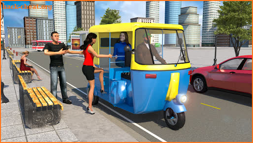 US City Auto Rickshaw: Modern Tuk Tuk Games 2020 screenshot