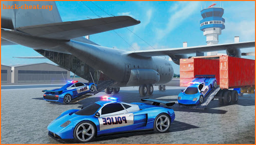 US City Police Car Transport Airplane screenshot