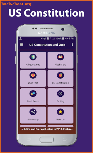 US Constitution and Amendments 2018 screenshot
