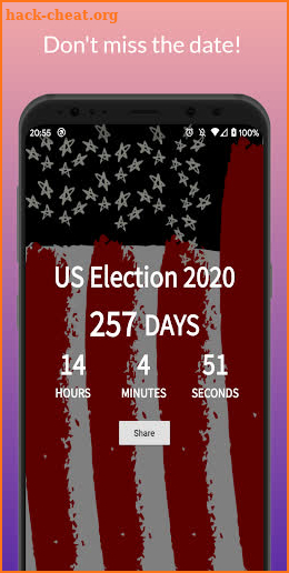 US Election 2020 Countdown screenshot