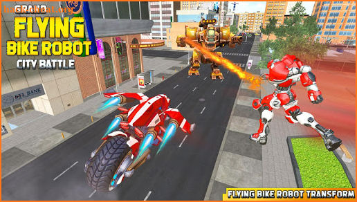 US Flying robot bike revenge 3D screenshot