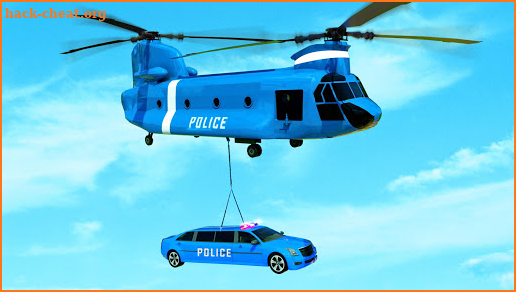 US Grand Airplane Limo Police Car Transport Games screenshot