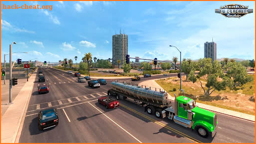 US Heavy Modern Truck Driving screenshot