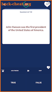 US History Quiz screenshot
