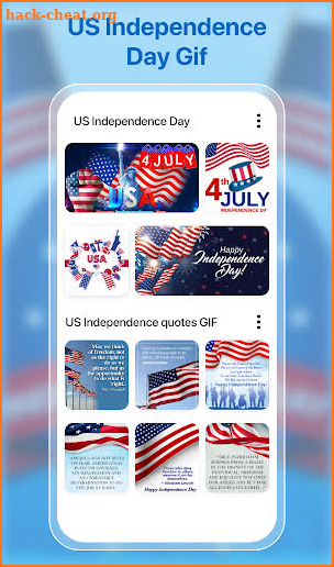 US Independence Day GIF : 4th July Wishes GIF screenshot