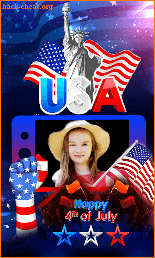 US Independence Day  Photo Frame 2018 screenshot