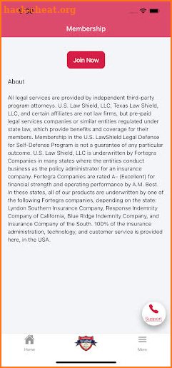 U.S. LawShield screenshot