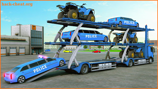 US Limo Police Car Transporter Game: Car Transport screenshot