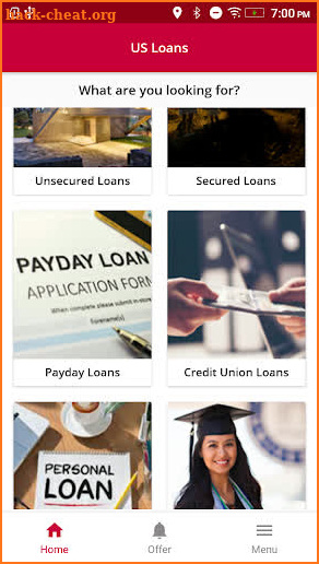 US Loans screenshot