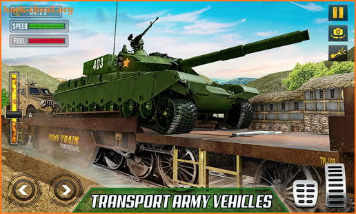 US Military Cargo Transport Army Train Simulator screenshot