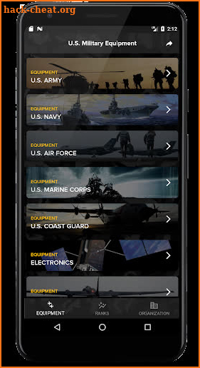 U.S Military Equipment screenshot
