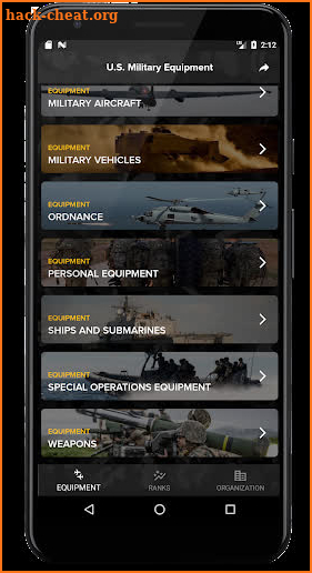U.S Military Equipment screenshot