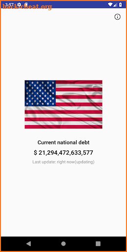 US national debt screenshot