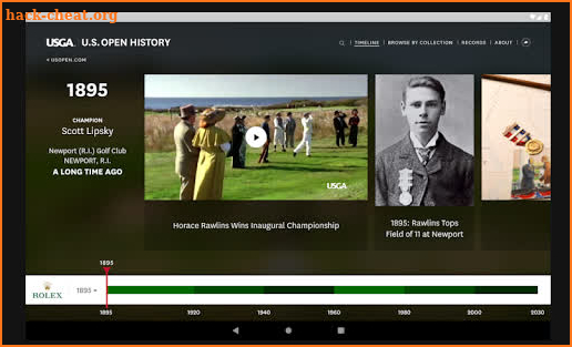 U.S. Open Golf for Tablet screenshot