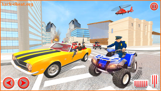 US Police ATV Quad Bike Grand City Gangster Chase screenshot
