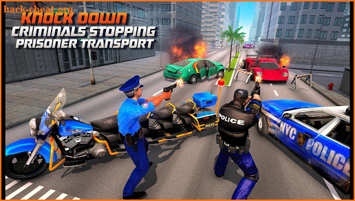 US Police Bike 2020: Prisoner Transport Game screenshot