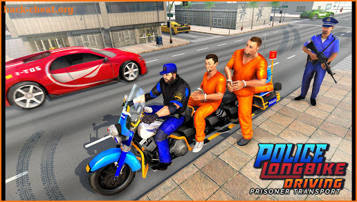 US Police Bike 2020: Prisoner Transport Game screenshot