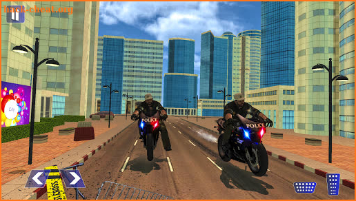 US Police Bike Chase Simulator screenshot