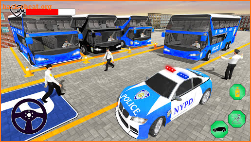 US Police Bus Parking Simulator screenshot
