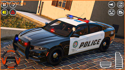 US Police Car Driver Car Game screenshot