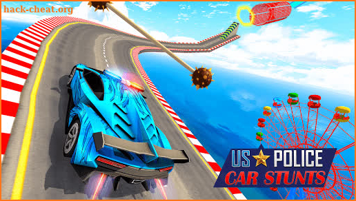 US Police Car Stunts 2020: Ramp Car Games screenshot