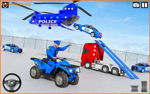 US Police Car Transport Cargo screenshot