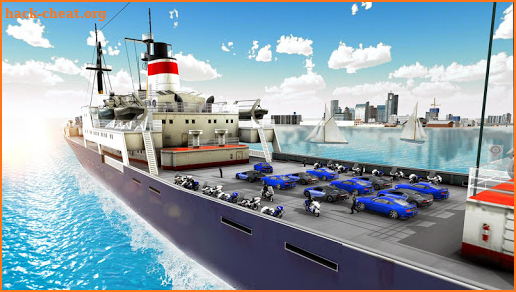 US Police Car Transport Cruise Ship Simulator 2018 screenshot