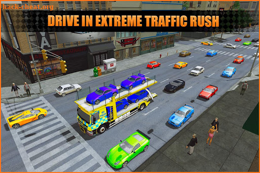 US Police City Car Transport Truck 3D screenshot