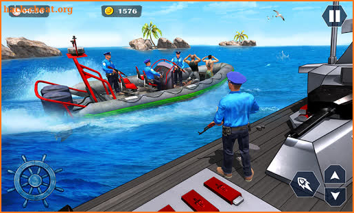 US Police Cop Chase : US Navy Ship Games screenshot