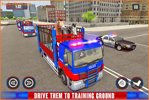 US Police Dog & Horse Transport Truck screenshot