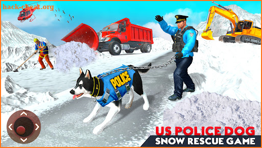 US Police Dog Snow Rescue Game screenshot