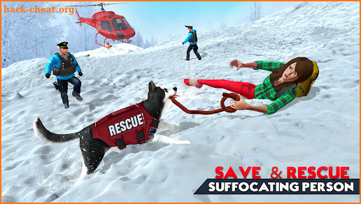 US Police Dog Snow Rescue Game screenshot