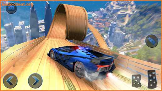 US Police Flying Car Mega Ramp Stunt Racing Games screenshot