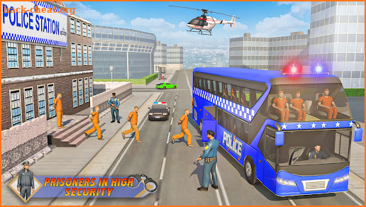 US Police Flying Prison Bus Criminal Transport screenshot