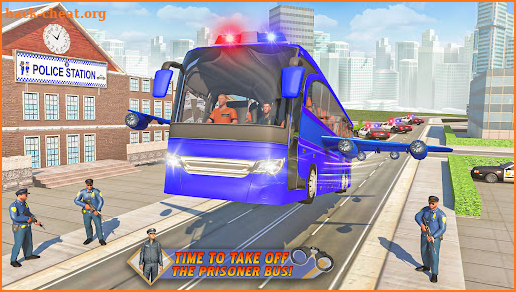 US Police Flying Prison Bus Criminal Transport screenshot