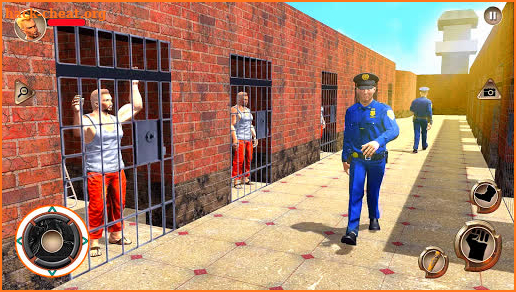 US Police Grand Jail break Prison Escape Games screenshot