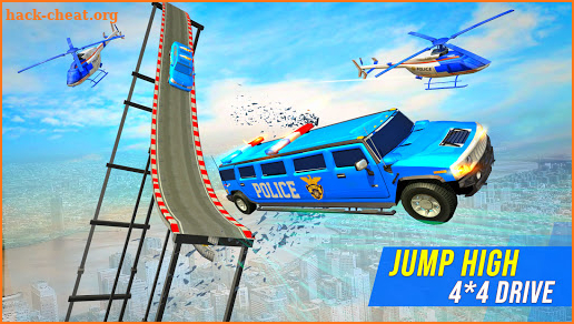 US Police Limo Ramp Car Stunts: Police Car Games screenshot