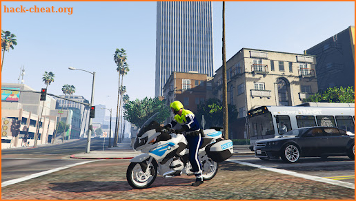 US Police Motor Bike Simulator screenshot