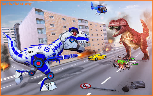 US Police Multi Robot Jet Drone Transform War Game screenshot