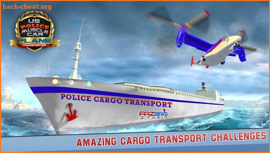 US Police Muscle Car Cargo Plane Flight Simulator screenshot