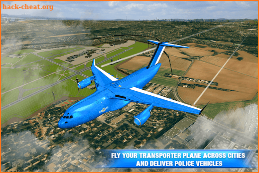 US Police Plane Transporter - Transport Simulator screenshot