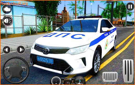 US Police Prado Car Driving Simulator screenshot