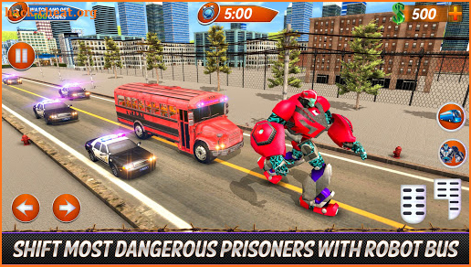 Us Police Prisoner Transport Robot Bus screenshot