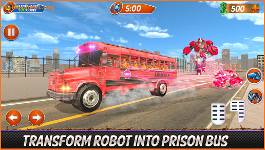 Us Police Prisoner Transport Robot Bus screenshot
