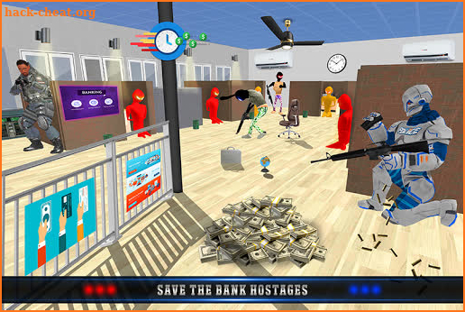 US Police Robot Bank Robbery City Crime screenshot