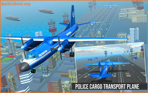 US Police Robot Car Driving Game- Police Transport screenshot