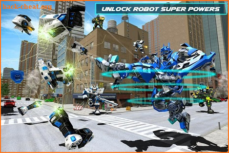 US Police Robot Horse Game - Transforming Robots screenshot